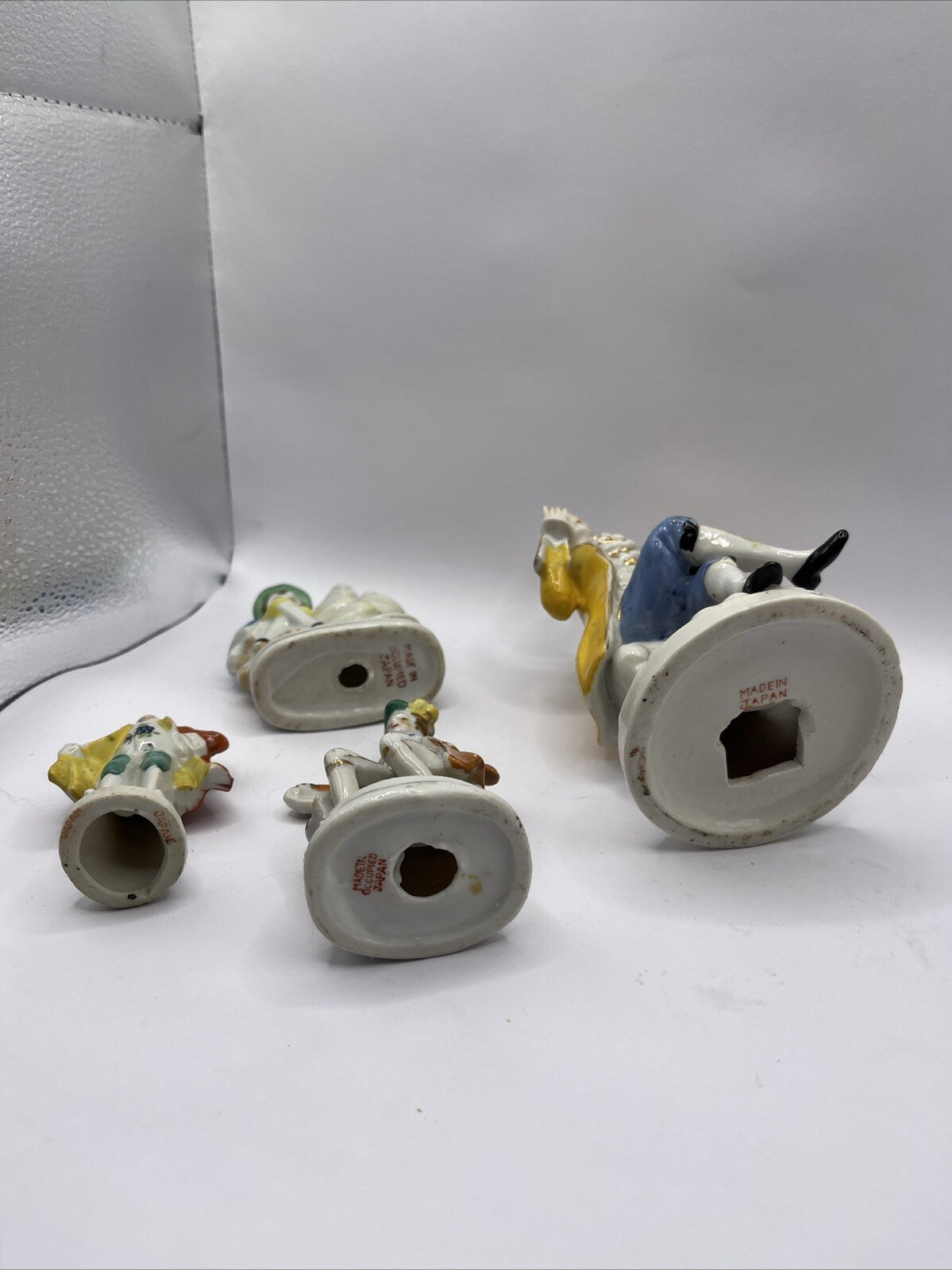 Porcelain Figurines Occupied Japan Lot Colonial Victorian VTG 4 Pc