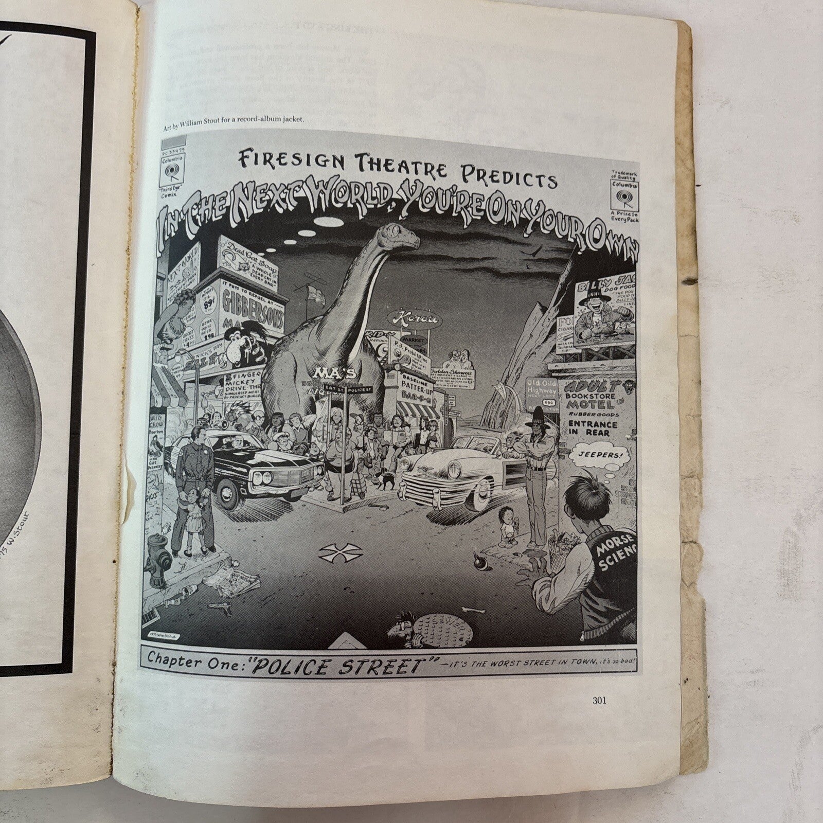 THE DINOSAUR SCRAPBOOK Book B&W Illustrated Donald Glut