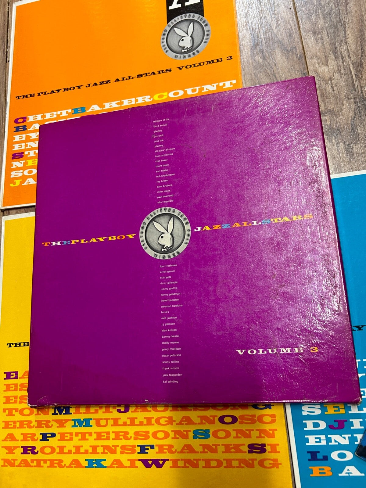 The Playboy Jazz All-Stars Volume 3 1960 3x Vinyl LP Album PB1959 Box Set Book +