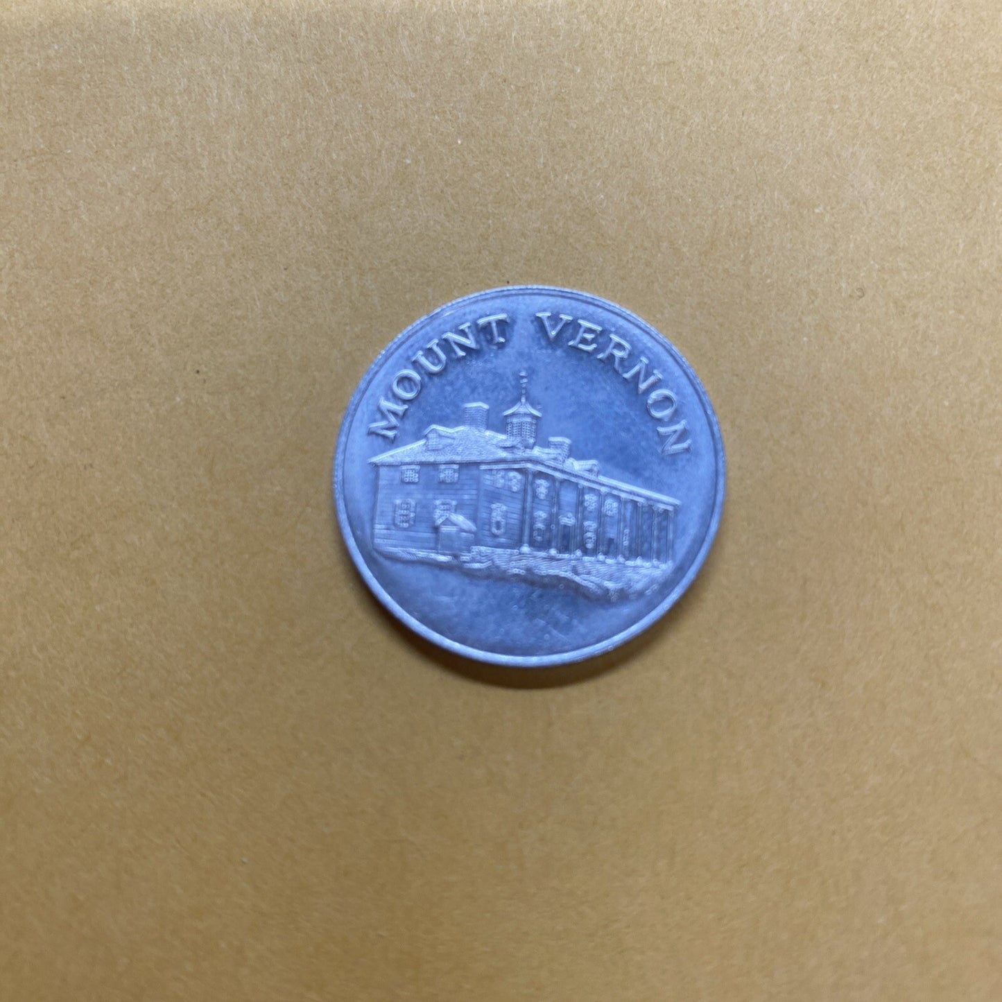 Vintage Mt Vernon VA Sunoco Oil Commemorative Token Landmarks of America Line