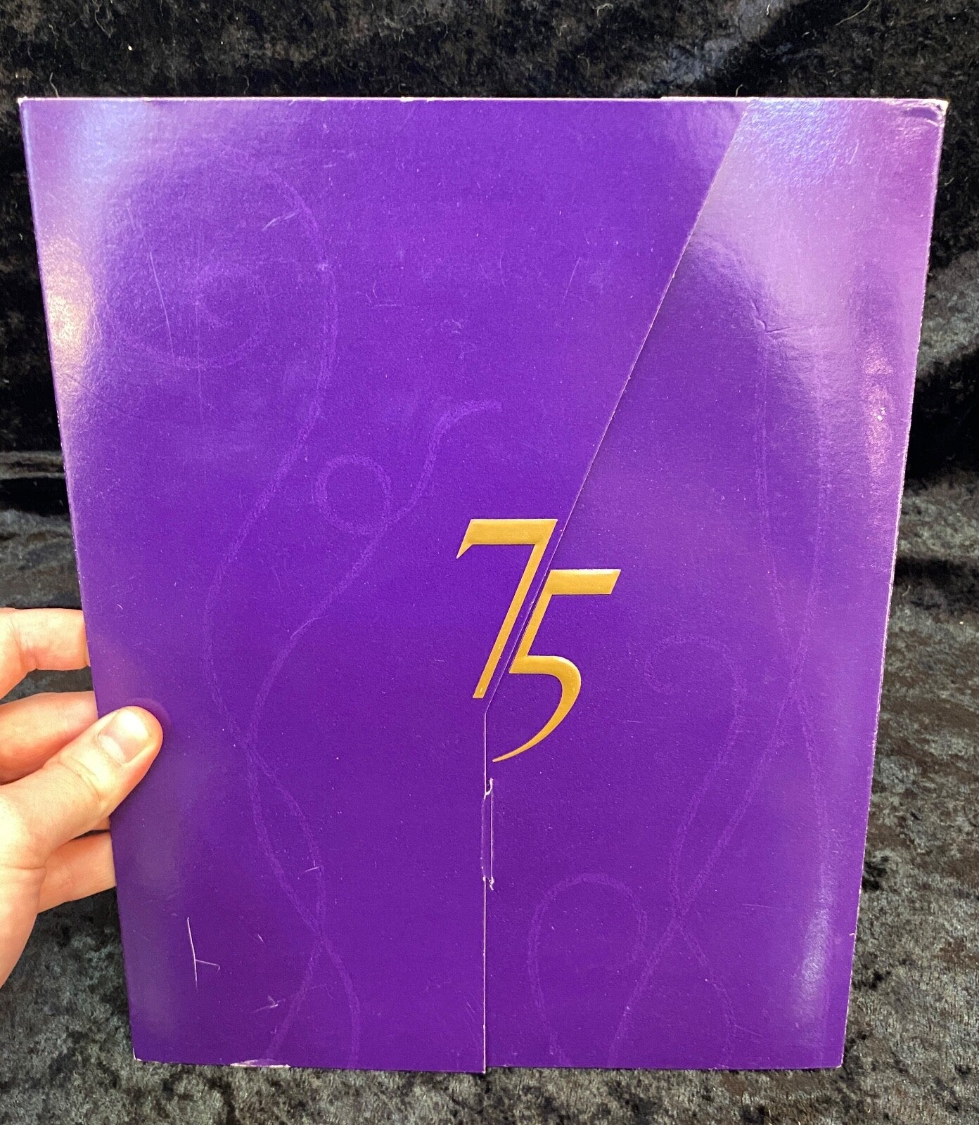 Disney 75 Years Anniversary Tinkerbell Picture Image Folder Brochure