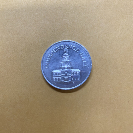 Vintage Independence  Hall Sunoco Oil Commemorative Token Landmarks America Line