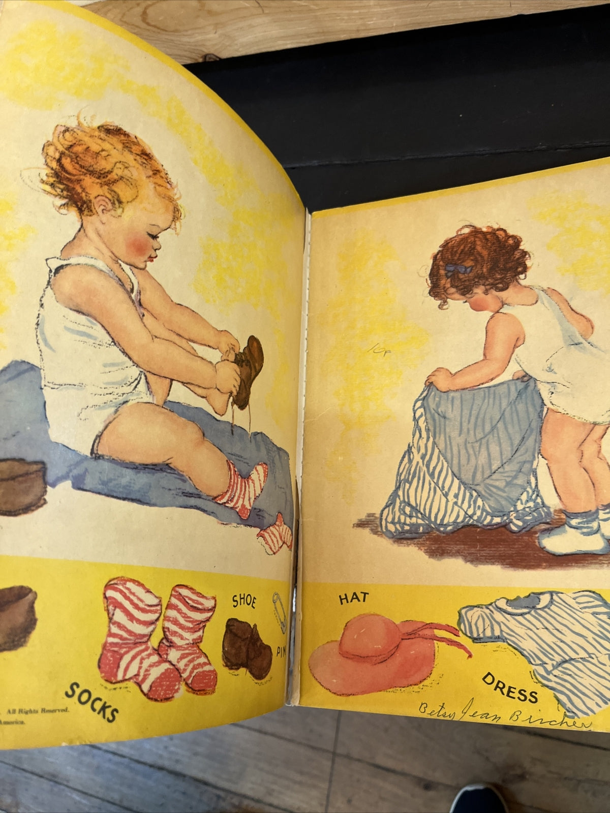 Baby's Book of Objects & Activities Pelagie Doane 1941