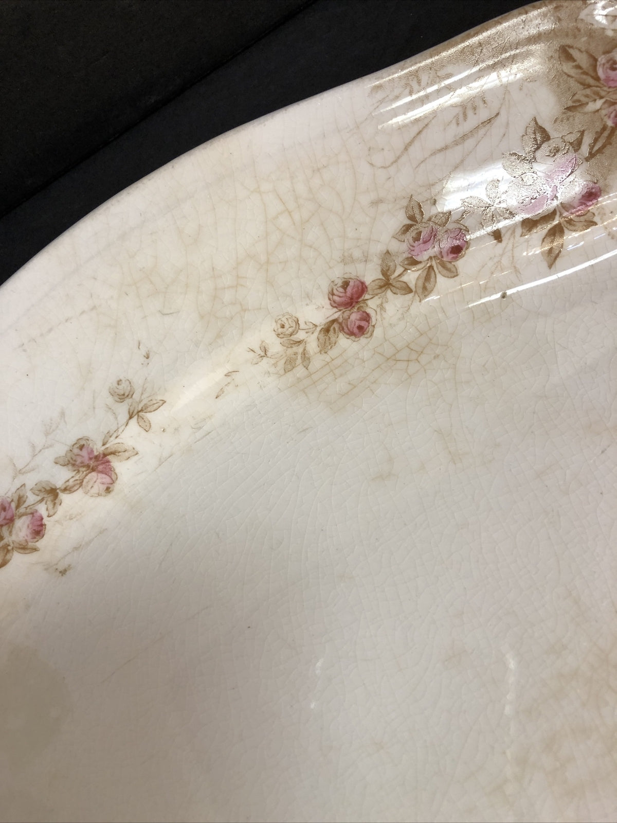 14.5 X 10.25 Royal Johnson Brothers Semi-Porcelain Oval Platter England