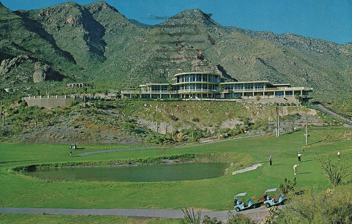 Skyline Country Club Hotel Tuscon Arizona 1965 Postcard