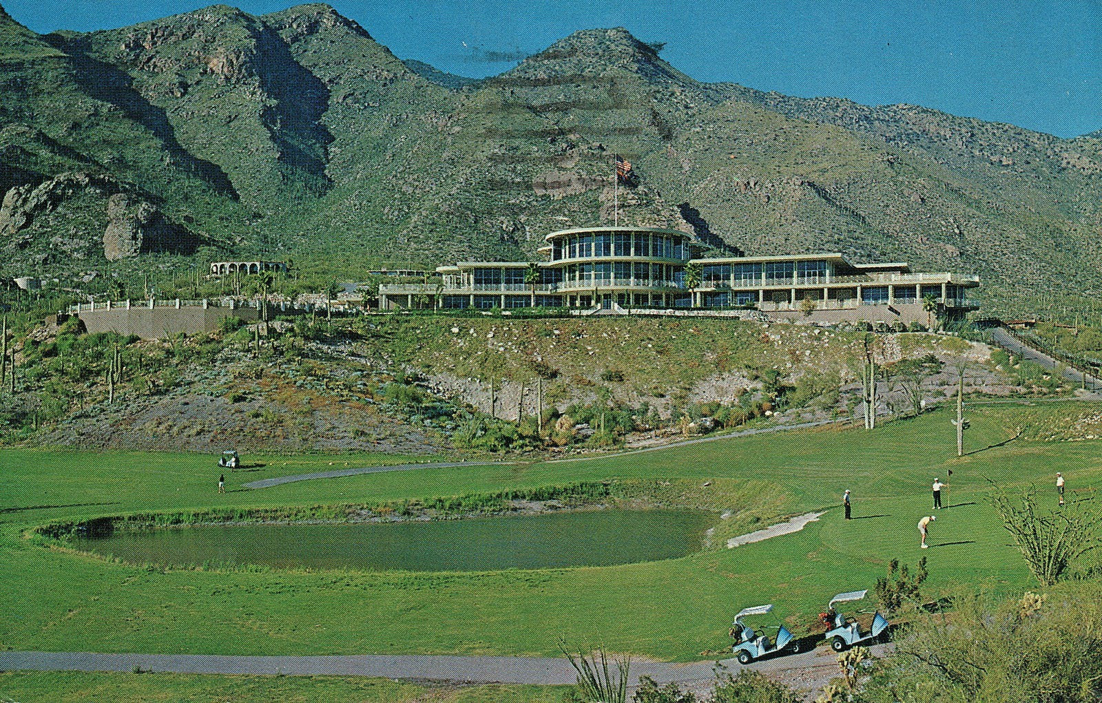 Skyline Country Club Hotel Tuscon Arizona 1965 Postcard