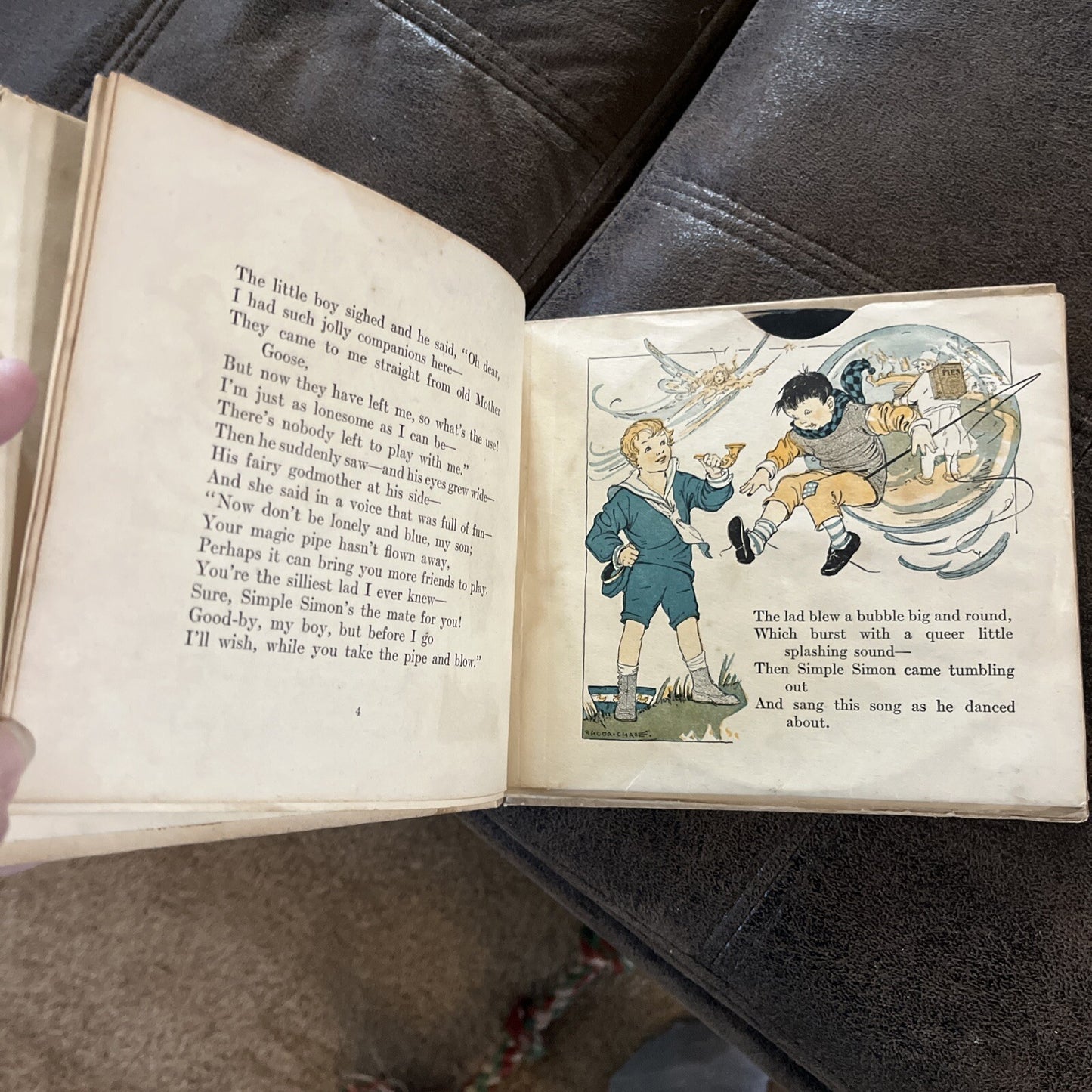 ANTIQUE - BOOK & RECORD - SECOND BUBBLE BOOK - 1918