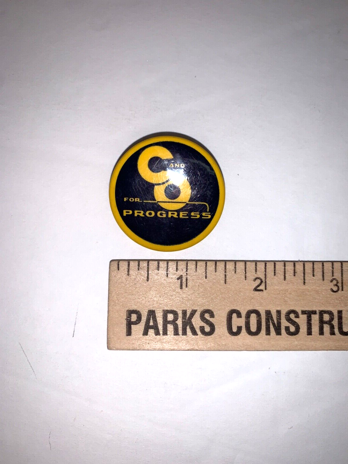 Scarce 1 1/2" C and O Railroad Train Pin