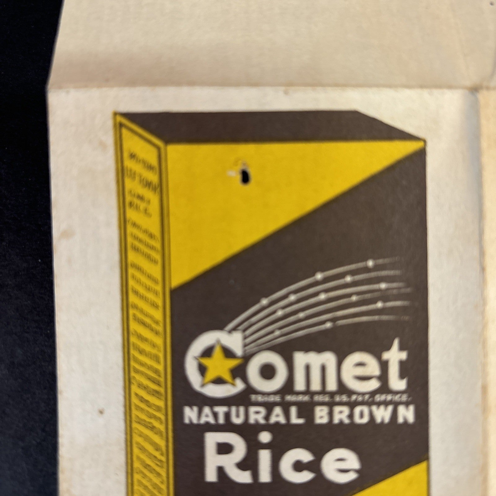 Comet Natural Brown Rice Recipes Advertising Booklet Seaboard Rice Milling Co
