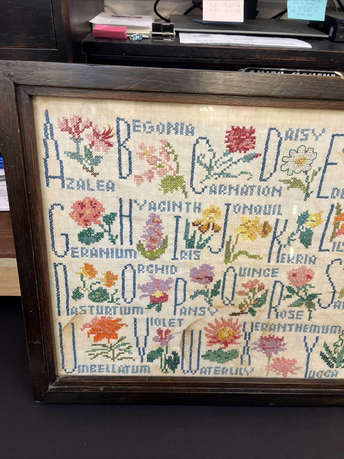 Antique Gorgeous English Sampler Sara Weston Aged 11 Dated 1810