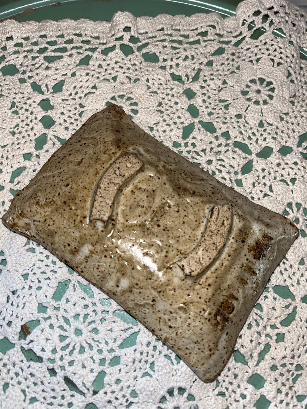 Studio Art Pottery Trinket Dish / Soap Dish  USA Made