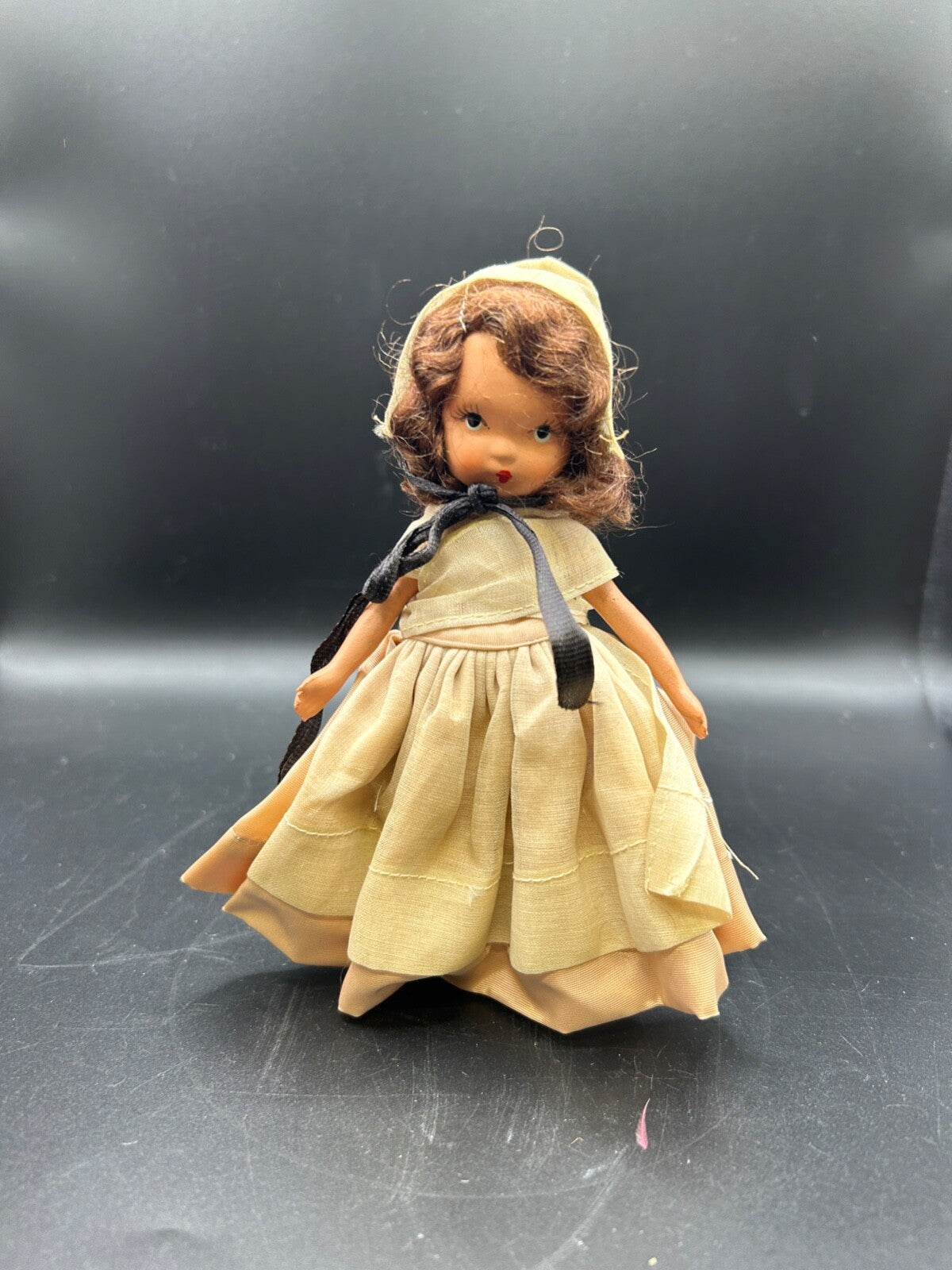 Nancy Ann Storybook Dolls Quaker Maid American Girl Series Bisque 1940s Brunette