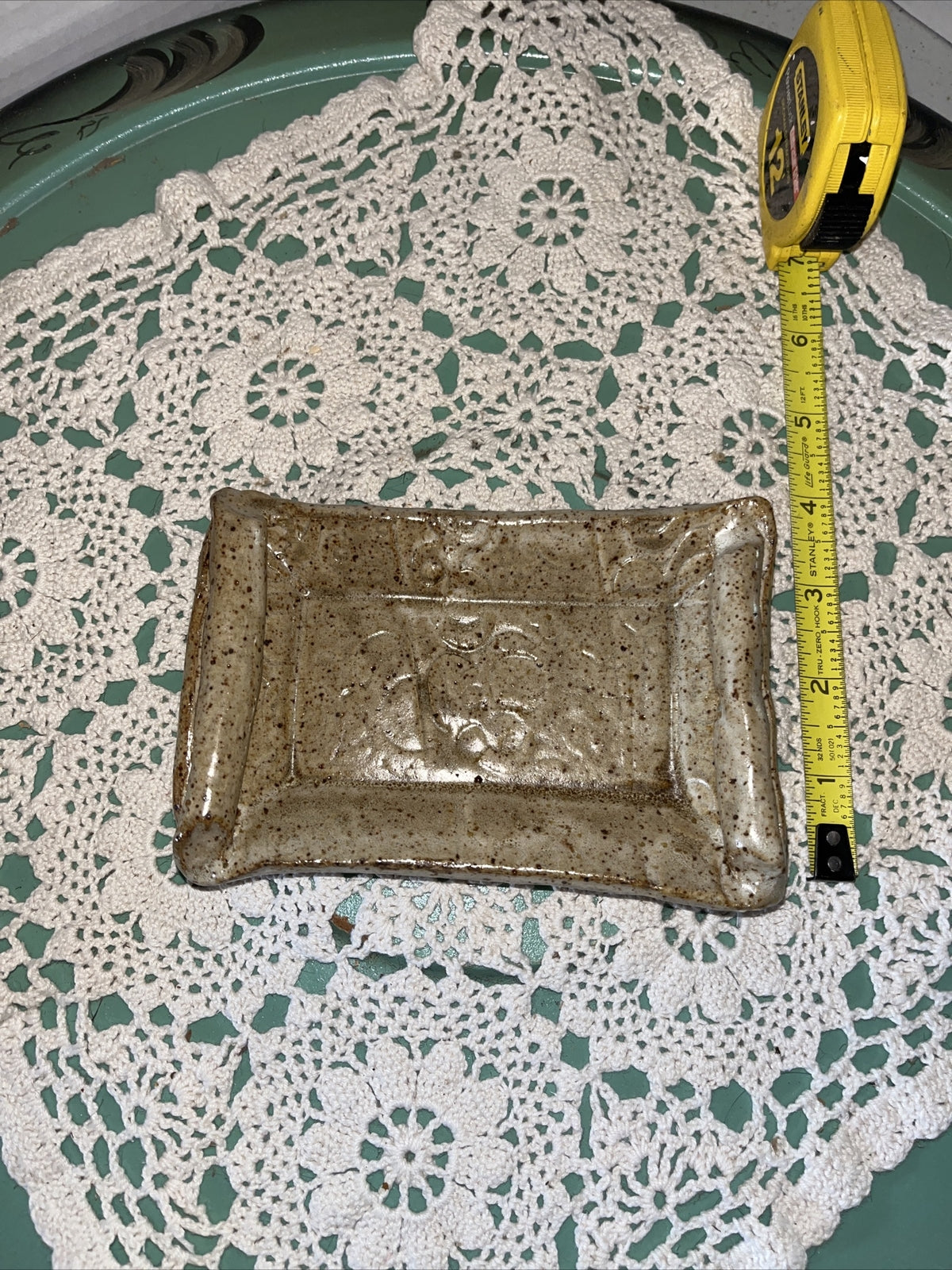 Studio Art Pottery Trinket Dish / Soap Dish  USA Made