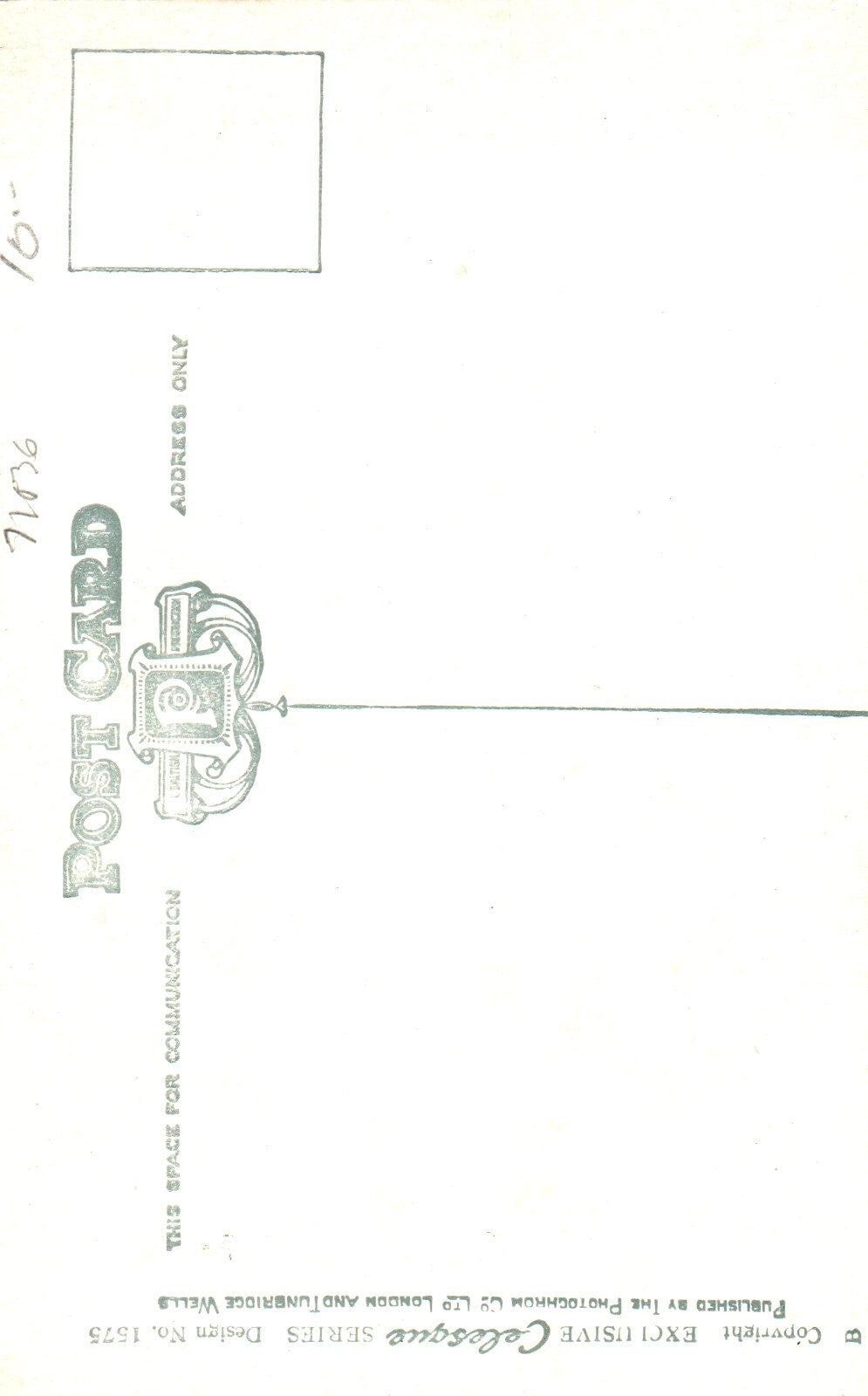 Artist Mildred C Hunter Good Bye-ee Baby goes up balloon Dog Children Postcard