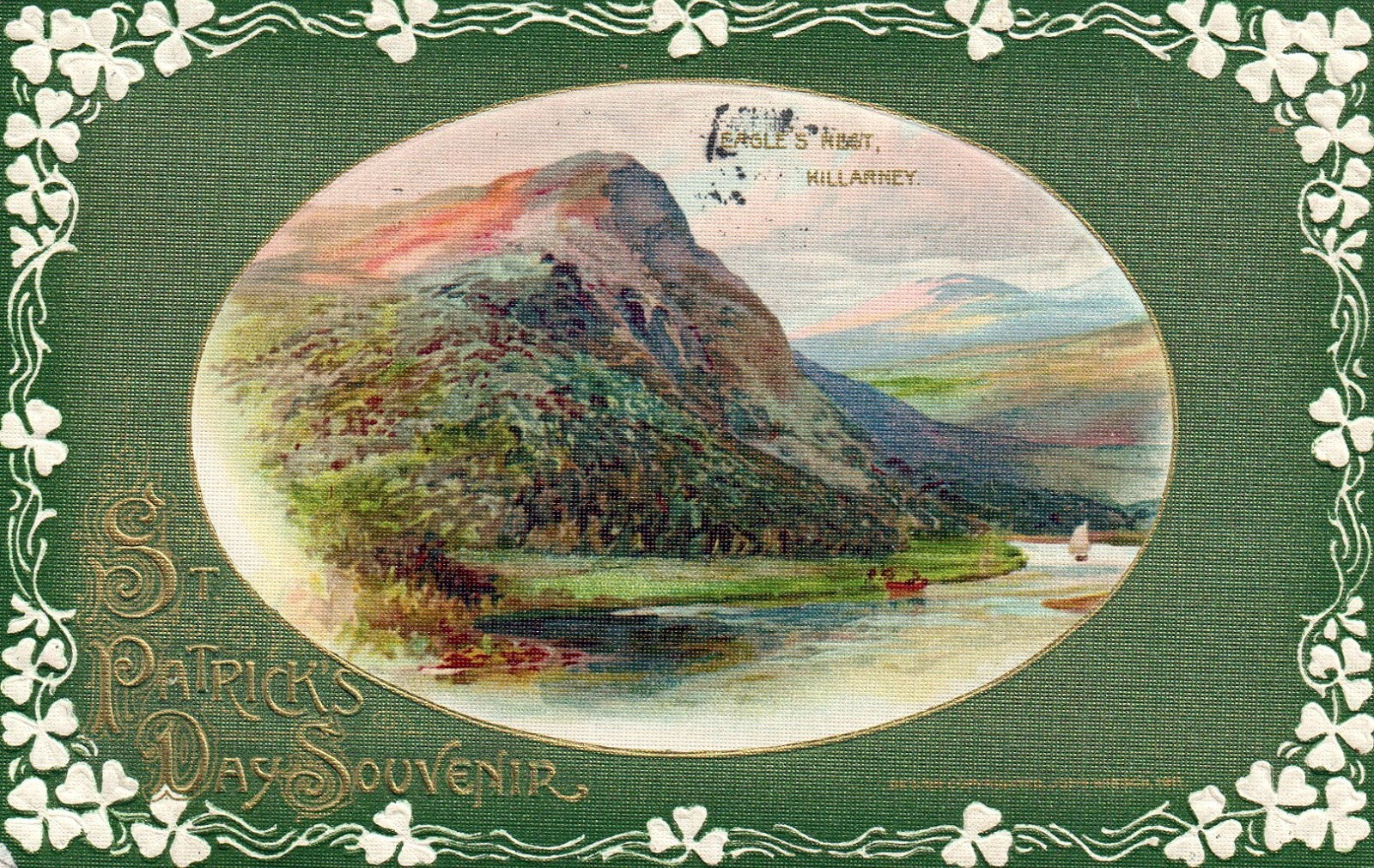 1912 Winsch St Patrick's Day Irish Ireland Eagles Nest Killarney