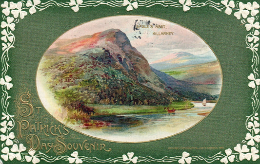 1912 Winsch St Patrick's Day Irish Ireland Eagles Nest Killarney