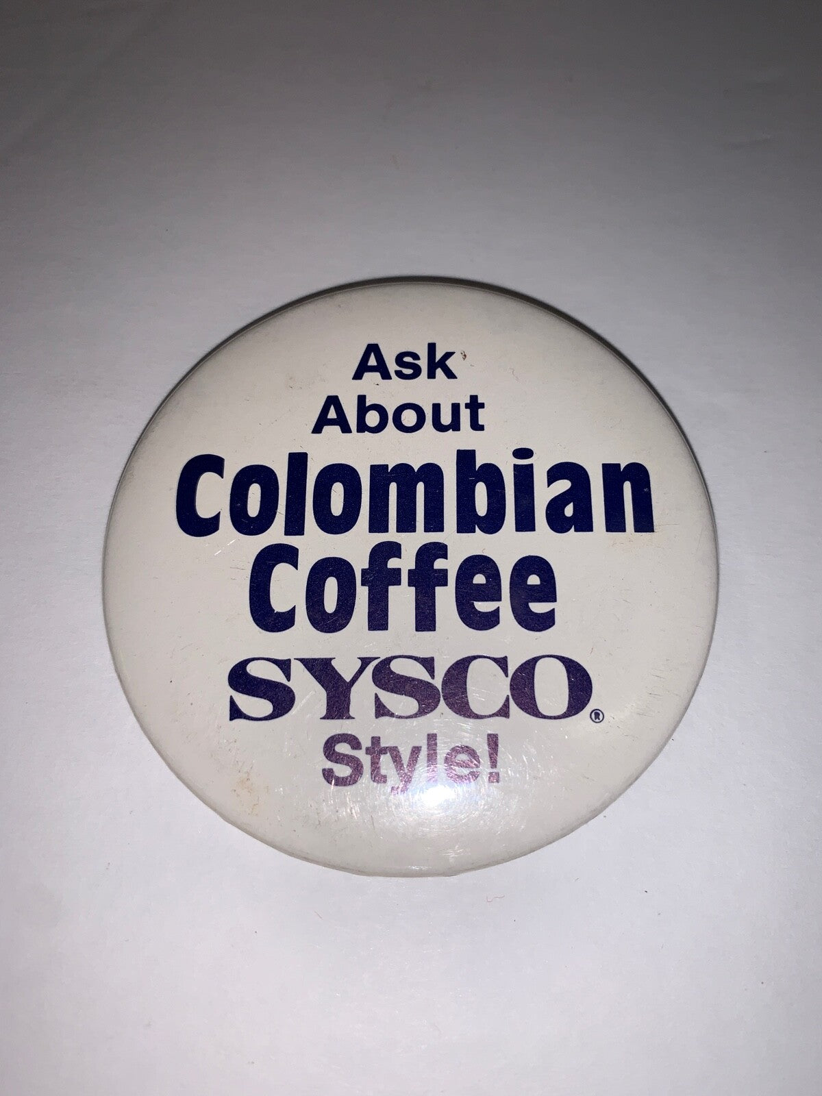 Lot of 8 Vintage Sysco Advertising Pinback