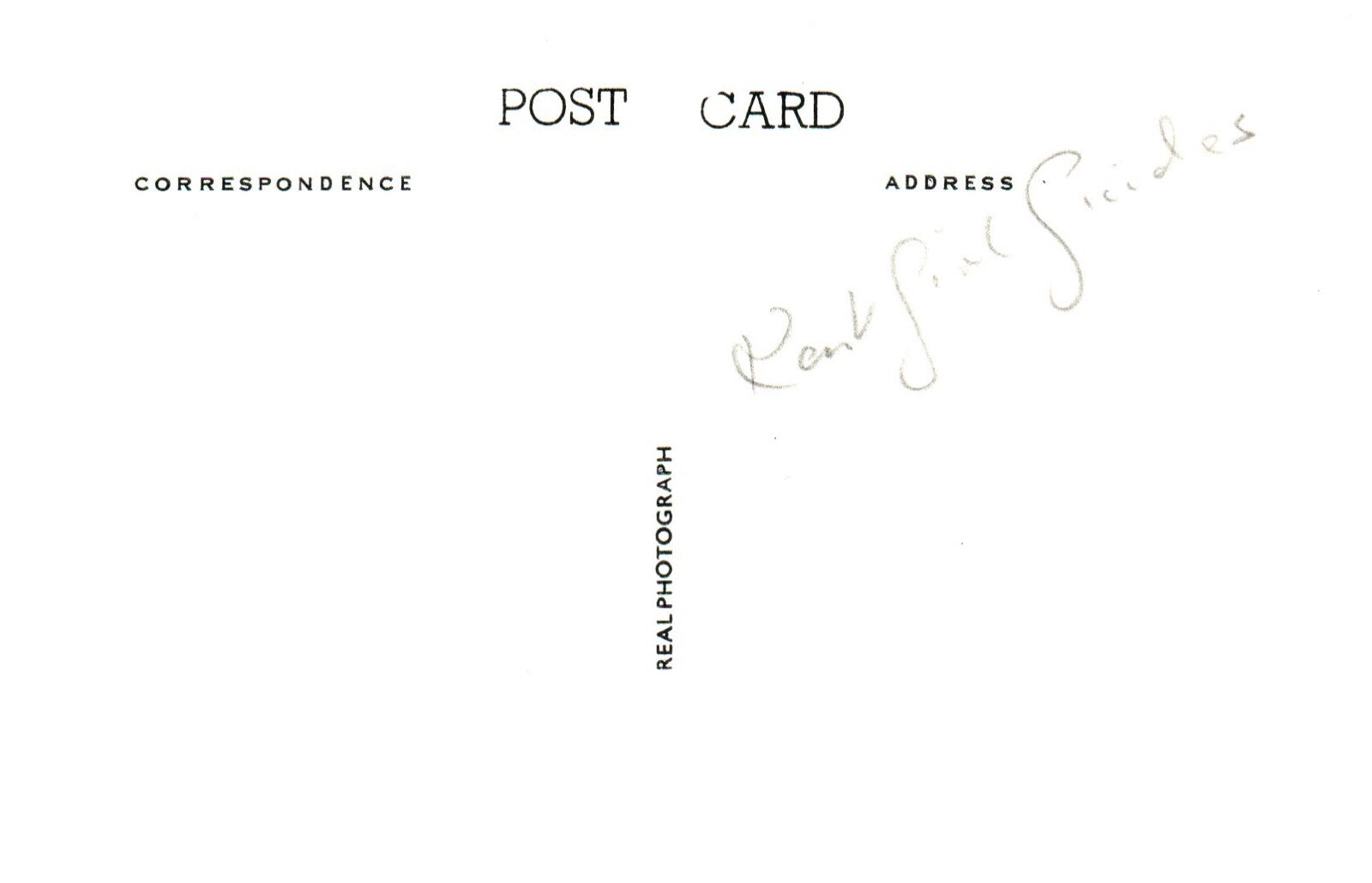 Real Photo Pax Wood Caravan 'Jam Roll' Postcard