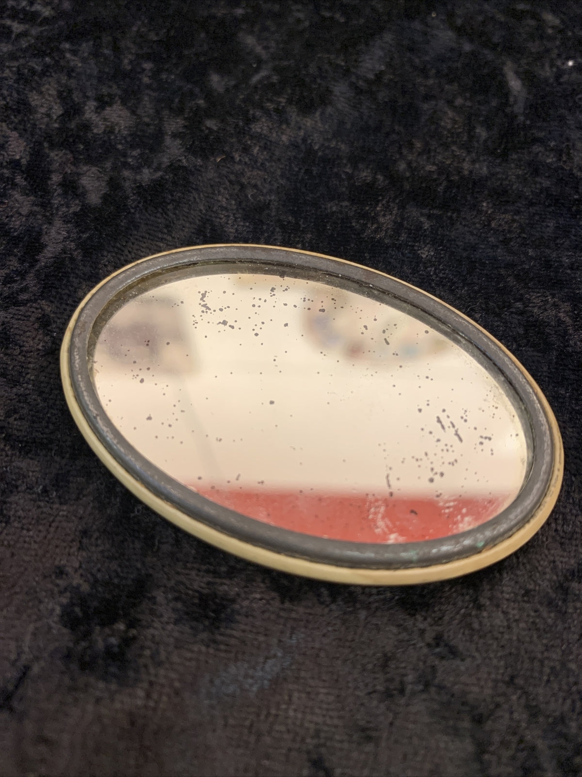 Vintage Valley City Milling Co. Lily White Grand Rapids MI Pocket Mirror