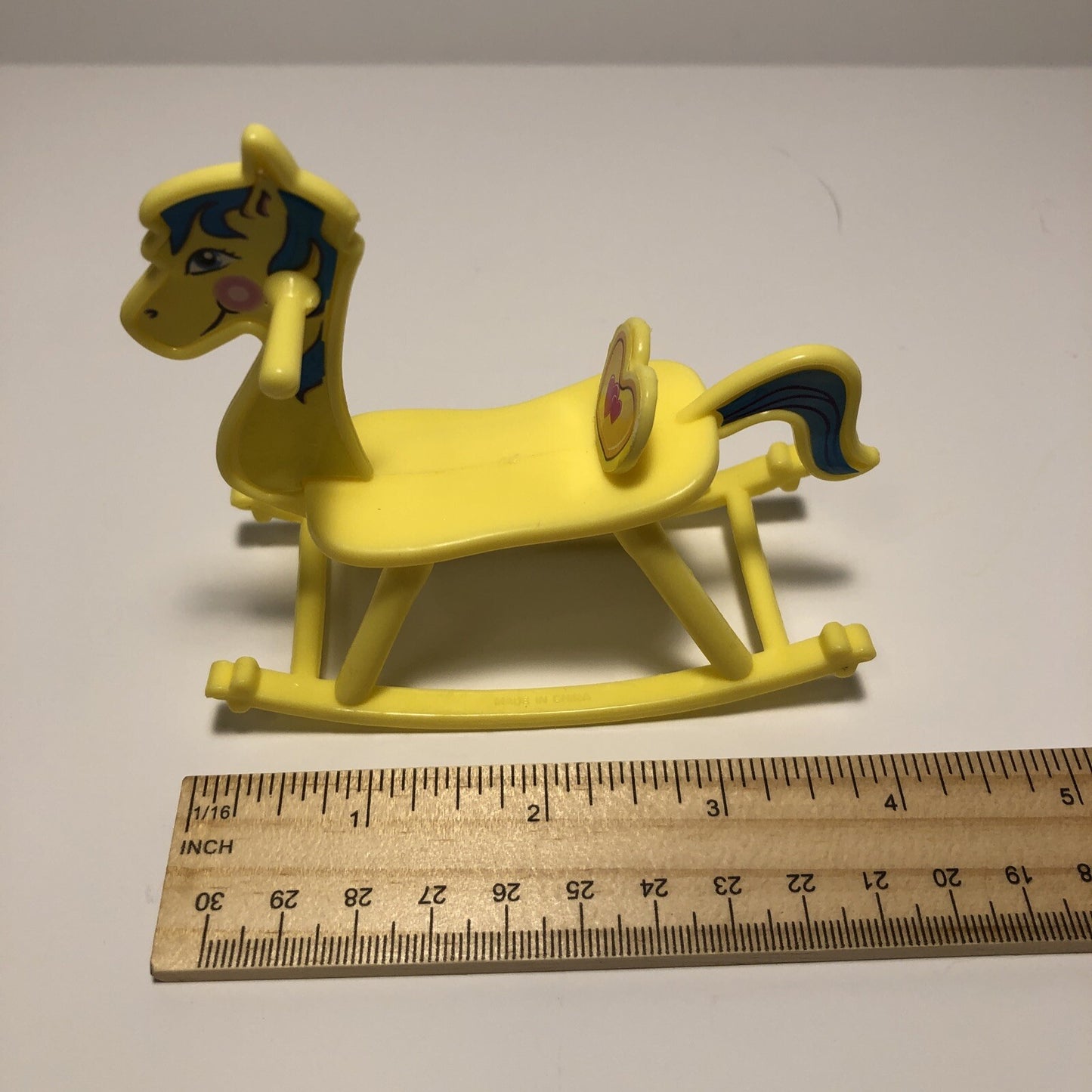 Barbie Kelly Doll Yellow and Blue Rocking Horse Toy (Doll not included)