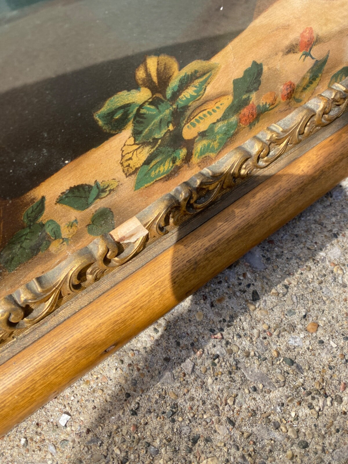 PIERRE DE CONINCK  "The Strawberry Girl" Signed  24 X 20" Wood Frame