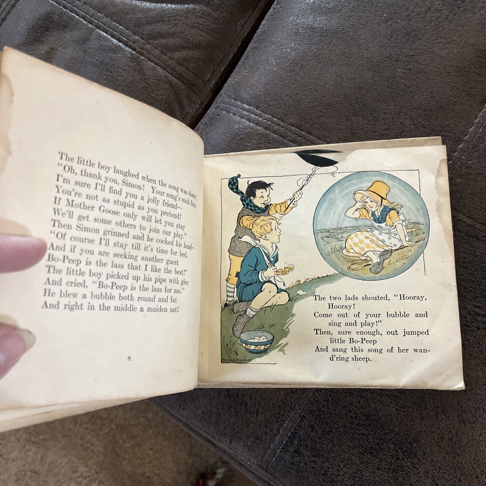 ANTIQUE - BOOK & RECORD - SECOND BUBBLE BOOK - 1918