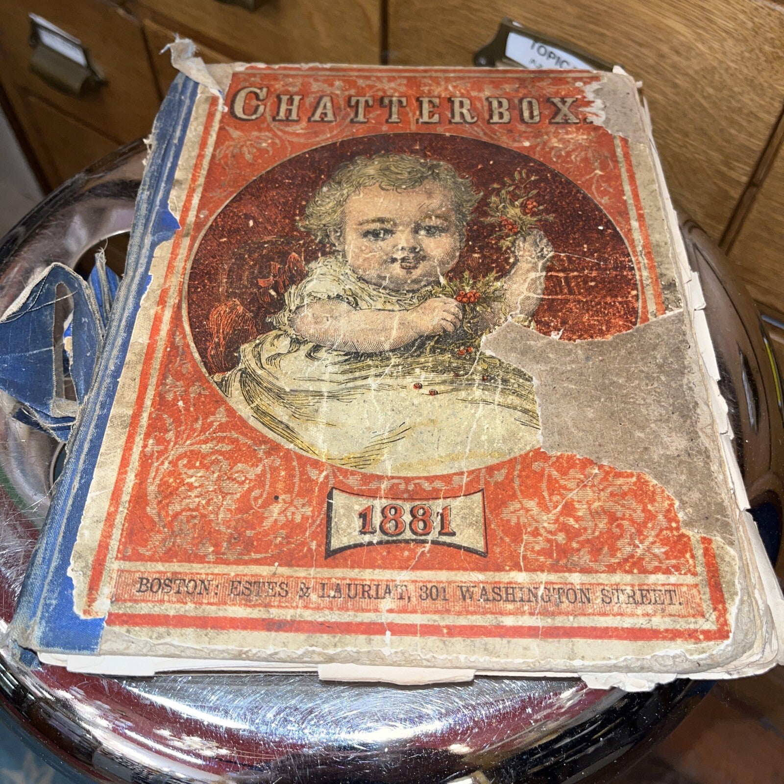 Chatterbox - 1881, Illustrated Children's Story Book - Hardcover 