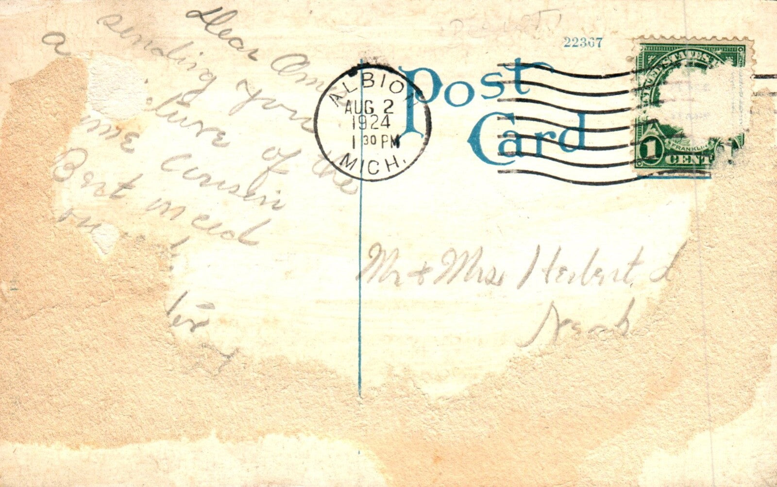 Lakeside Pavilion Spring Lake Mich Michigan Postcard