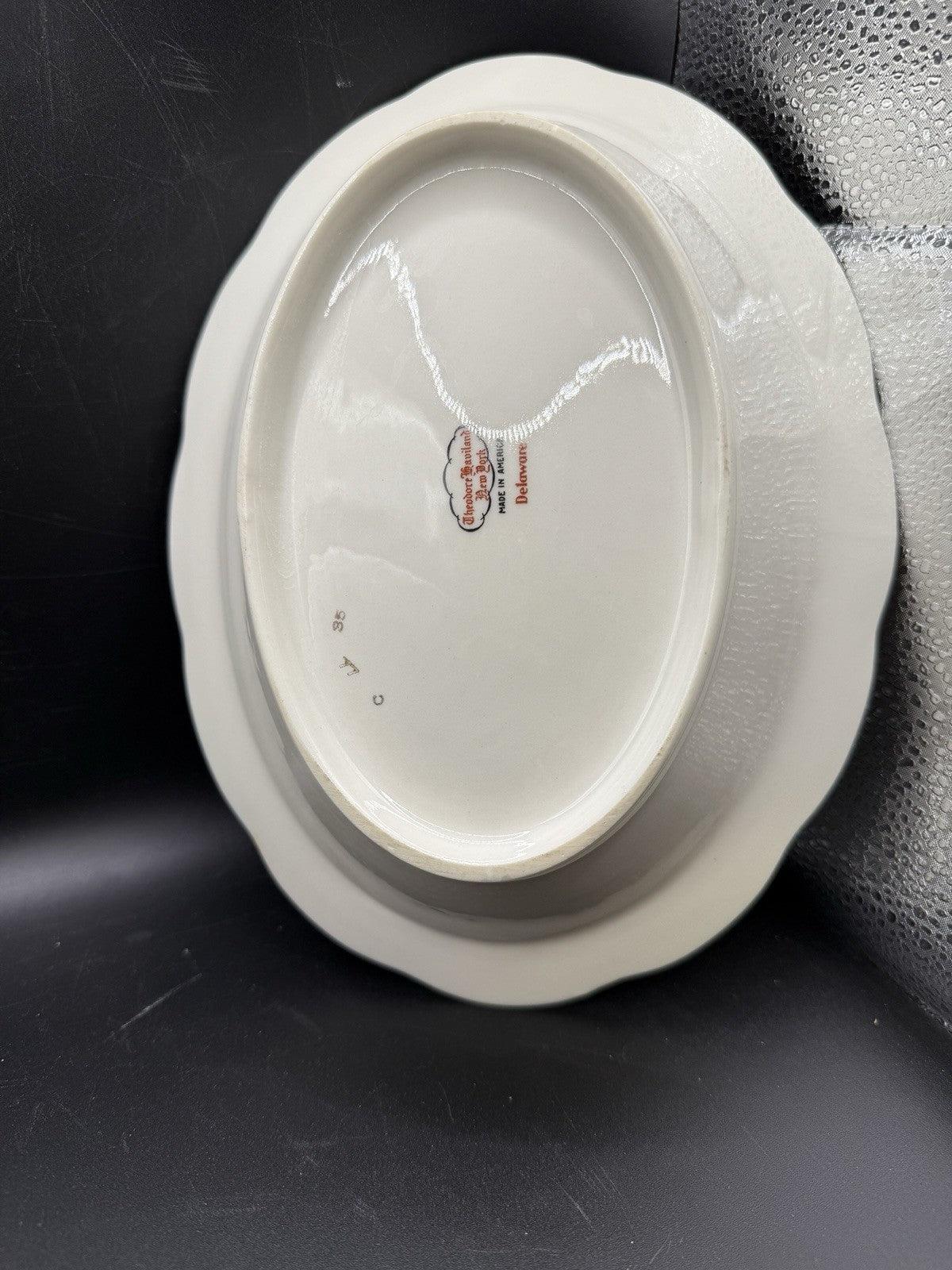 Theodore Haviland Delaware  Vegetable Bowl Pink Roses New York