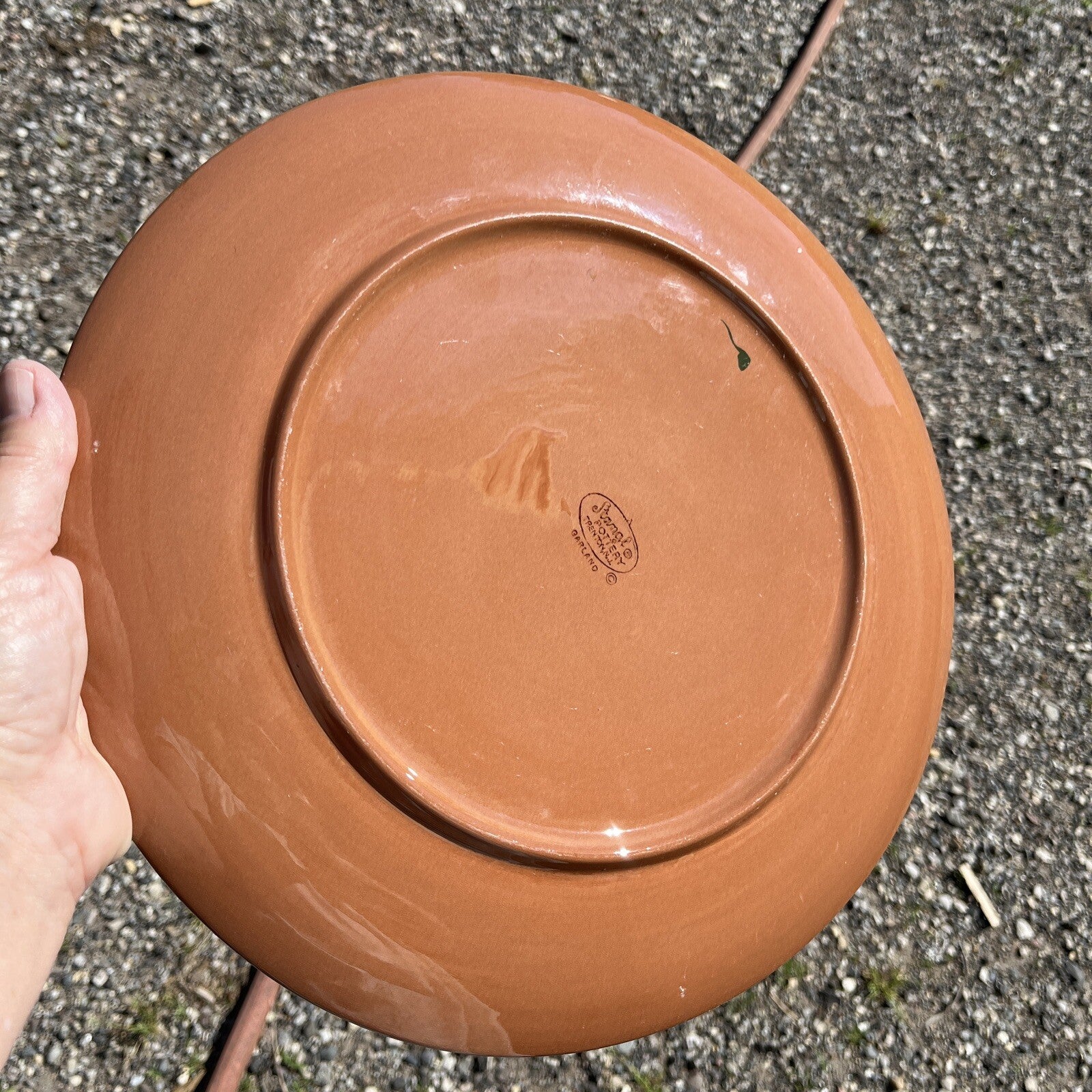 Stangl Pottery Garland Pattern 12 1/4" Chop/Serving Plate/Platter Vintage