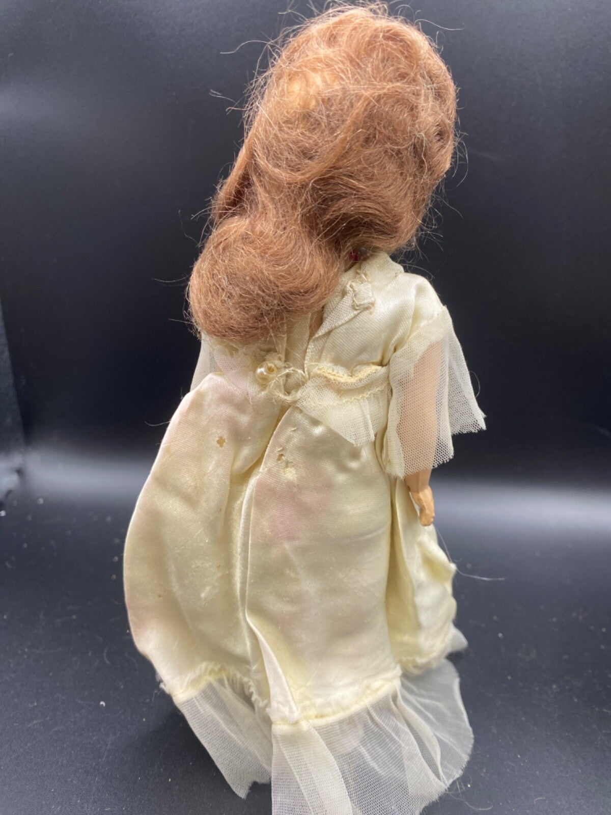 Vintage Cream Plastic 7.25" Girl DOLL