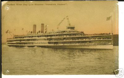 Hudson River Day Hendrick Hudson Steamer Ship