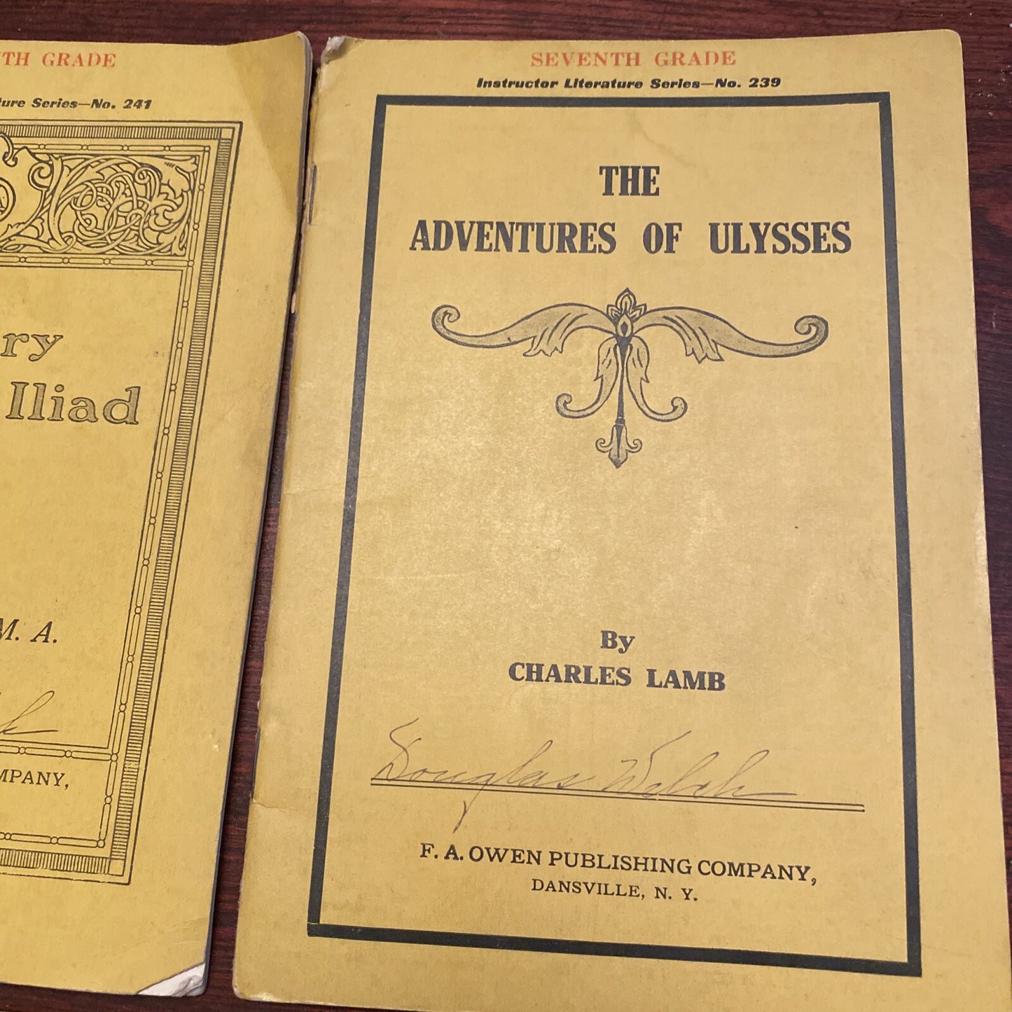 Lot Of 5 Owen publishing Literature series Talisman Ulysses School Books