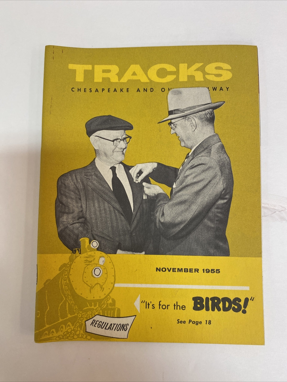 November 1955 TRACKS MAGAZINE CHESAPEAKE & OHIO RAILROAD RR TRAINS  