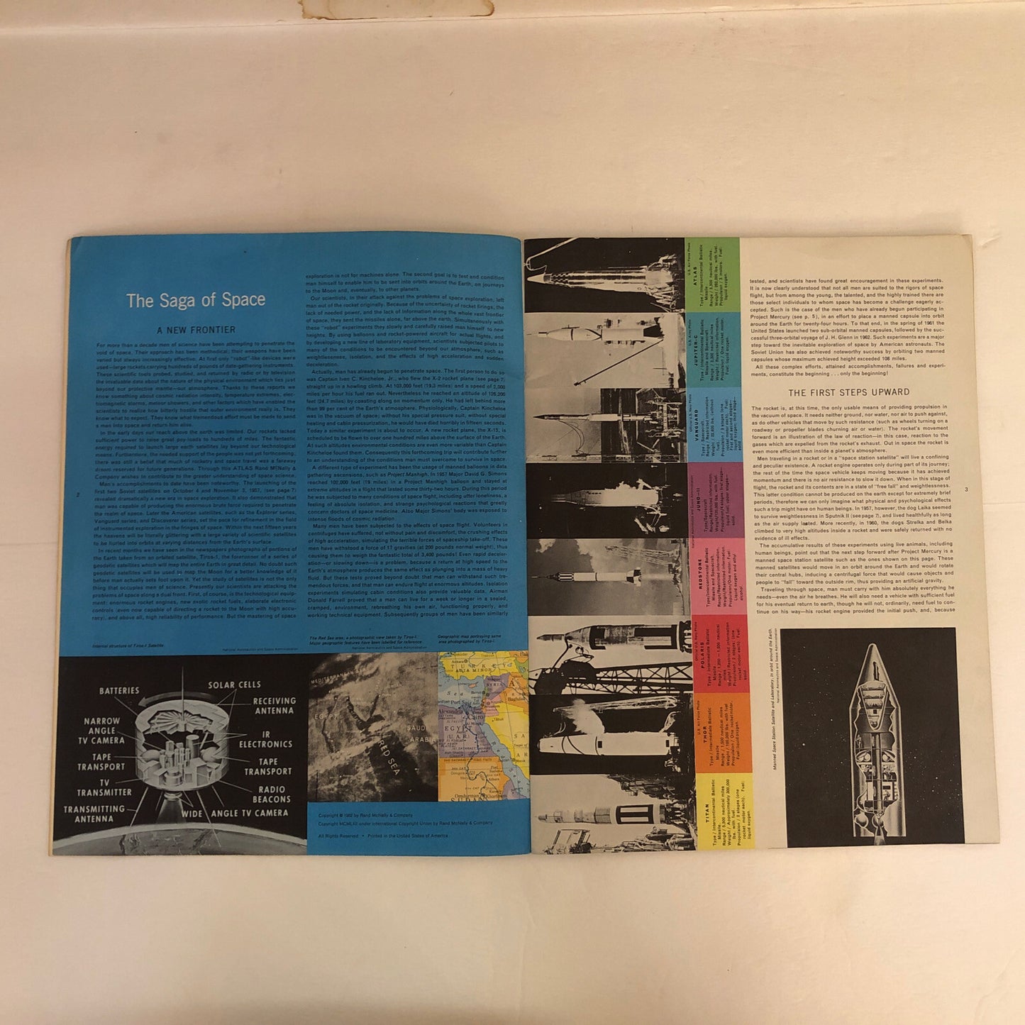 Rand McNally Space Age Atlas 1962 W Dale Crites & Associates Inc Advertising