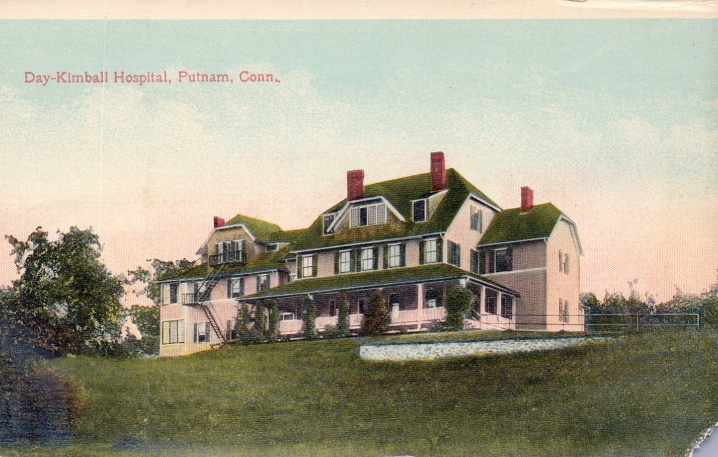 Day-Kimball Hospital in Putnam CT Connecticut Postcard