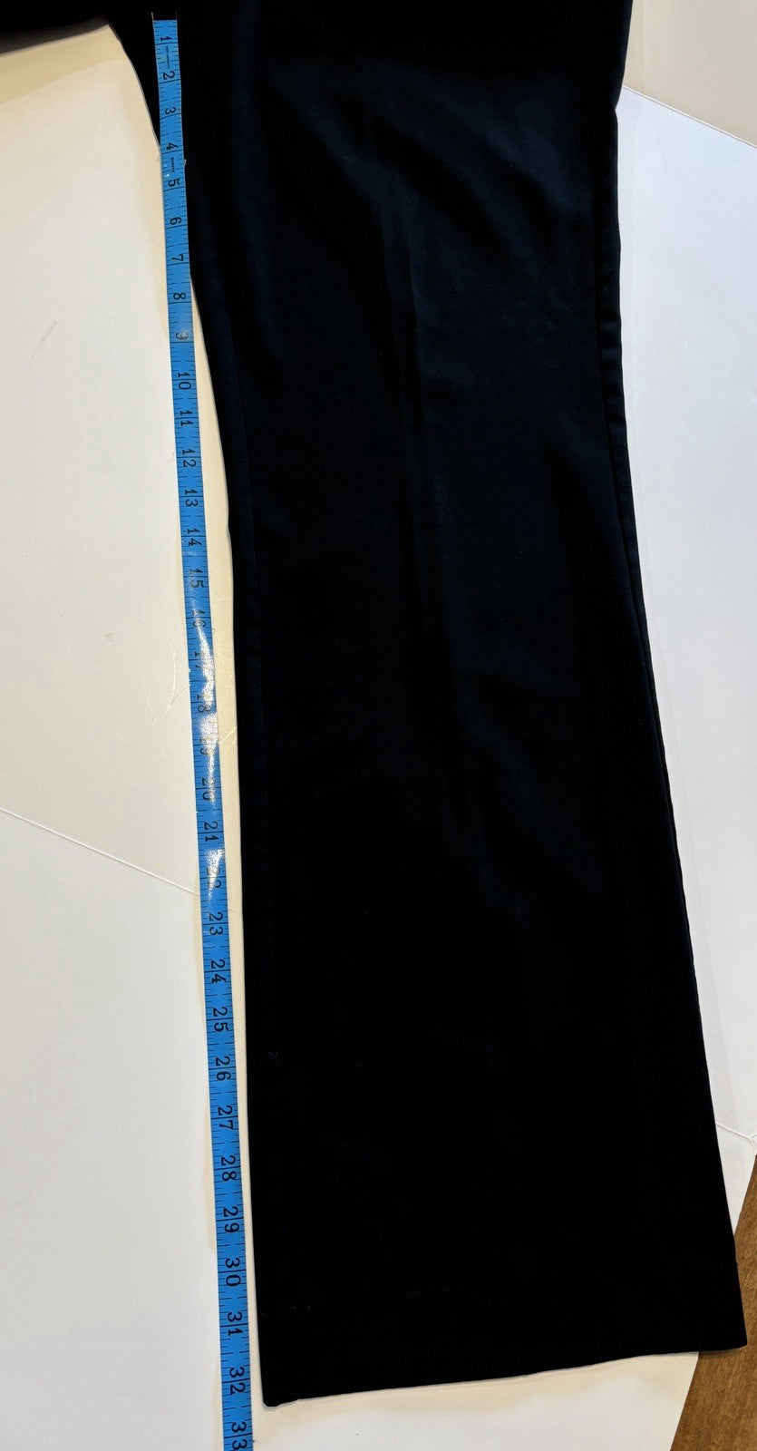 GSK Lands End Trouser Pants Womens Size 12 (32-1/2" L x 35" W) Black Zip