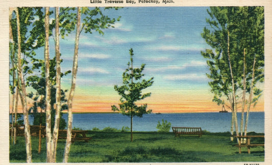 Little Traverse Bay, Petoskey Mich Michigan MI 