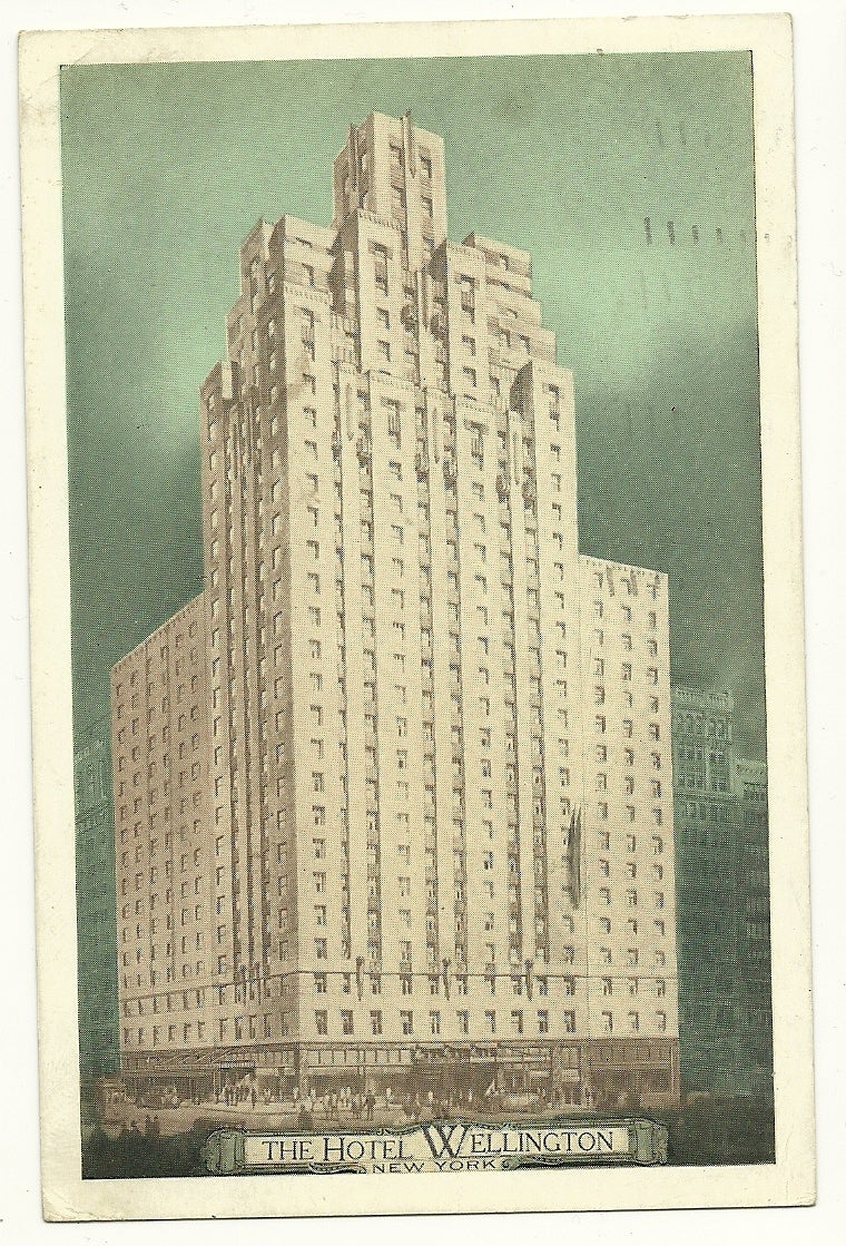 Hotel Wellington New York NY 7th Avenue
