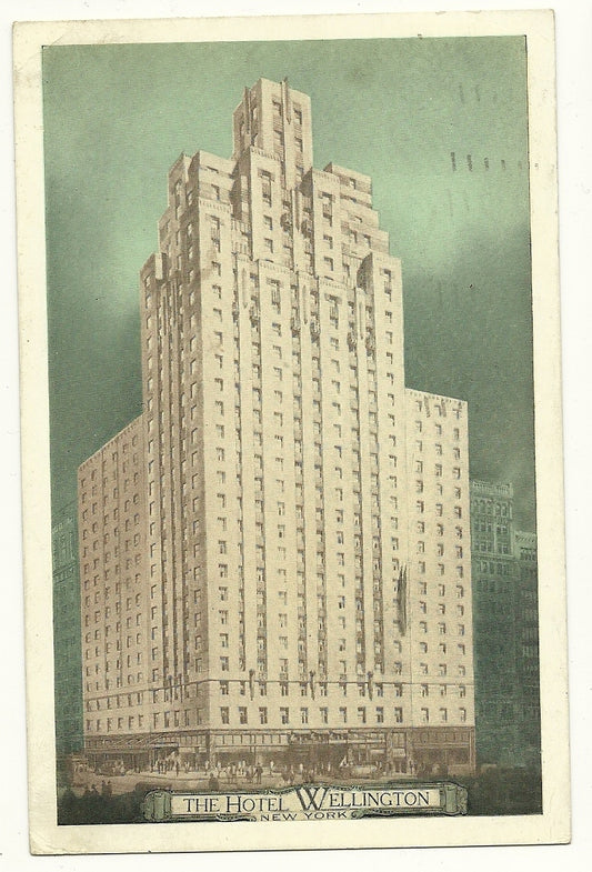 Hotel Wellington New York NY 7th Avenue