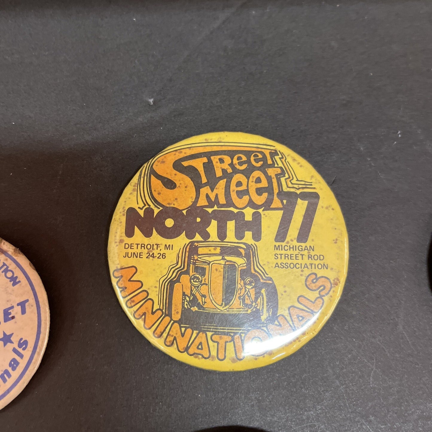 Street Rod/Mini Nationals Street Rod collection of 9 buttons