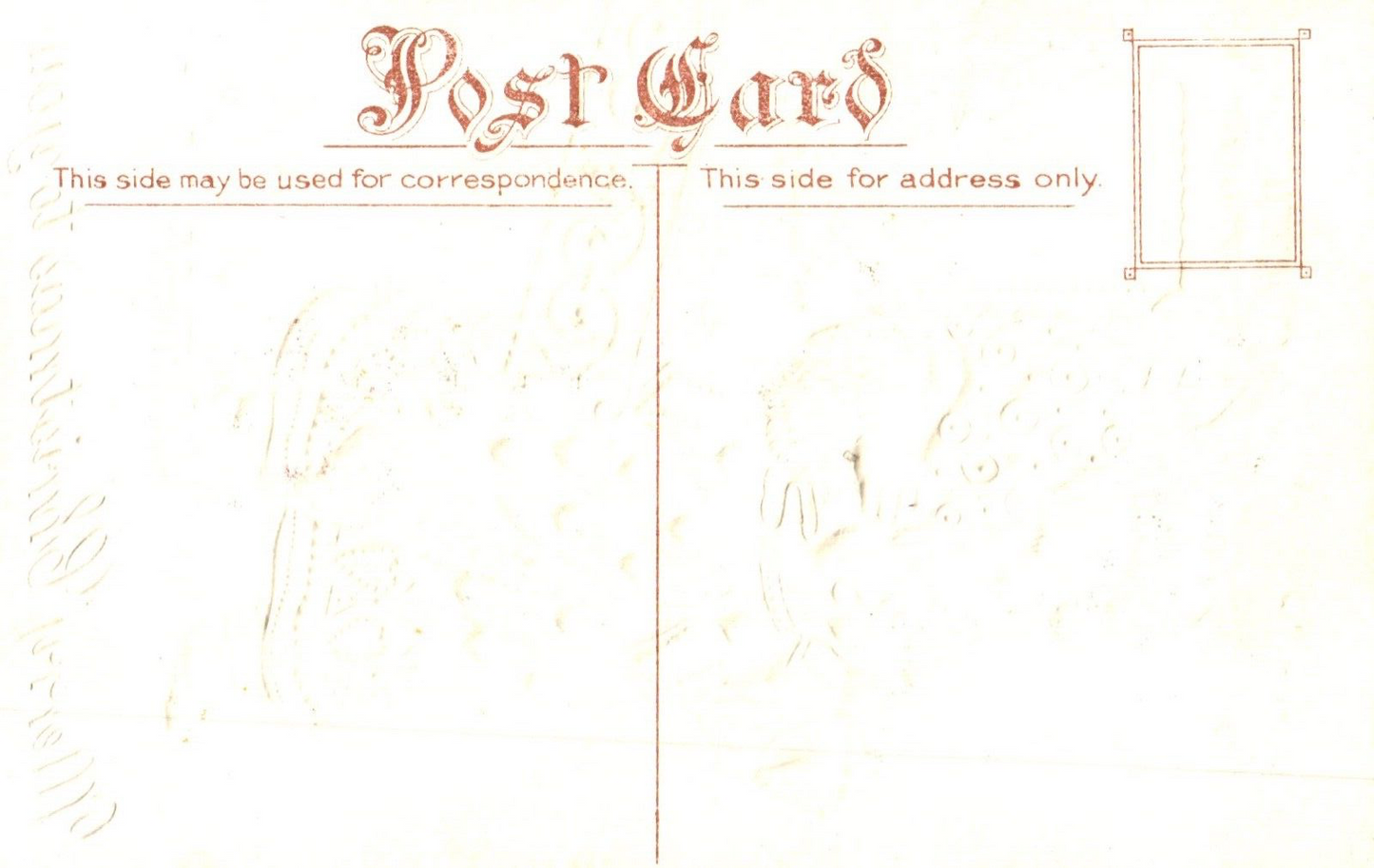 Green Robe Santa Merry Christmas To You Gold Gilt Vintage Santa Postcard