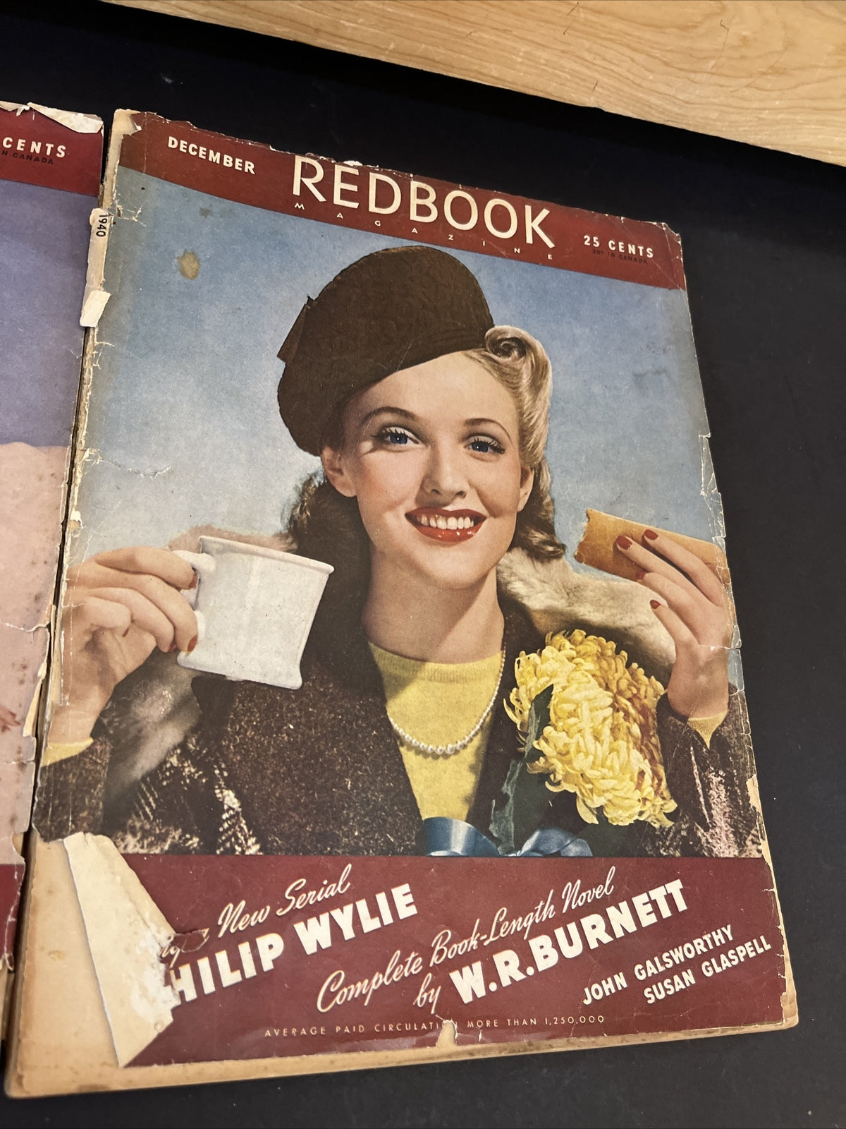 Lot of 2 Redbook Magazines ~ July 1941 & December 1940 Covers, Ads and Articles