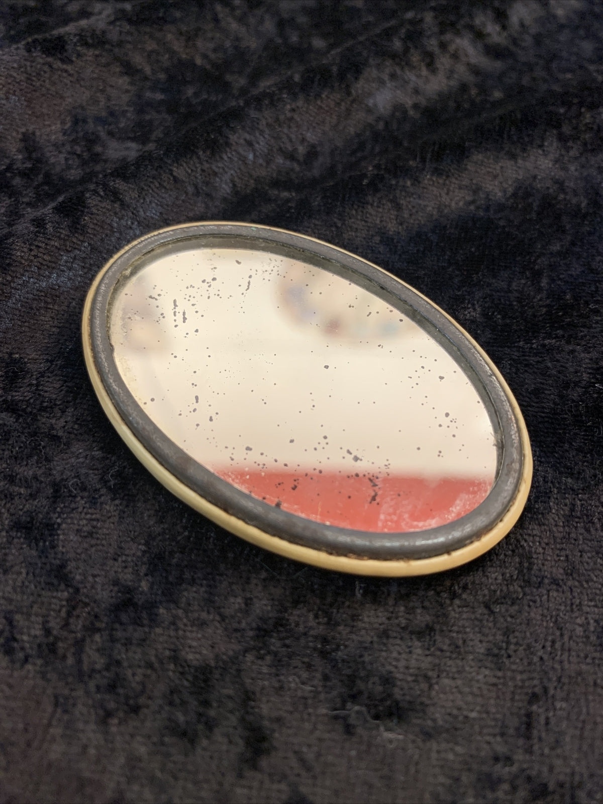 Vintage Valley City Milling Co. Lily White Grand Rapids MI Pocket Mirror