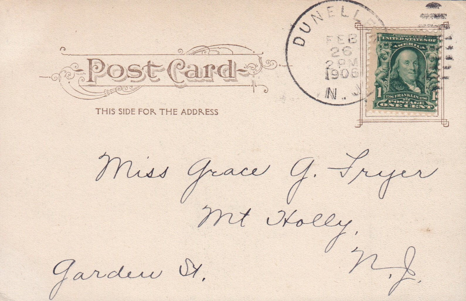 YMCA Building in Plainfield New Jersey NJ Postcard