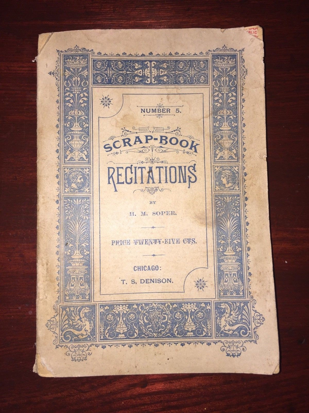 Denison's Series Scrap-Book Recitations Vol. V  Play Book