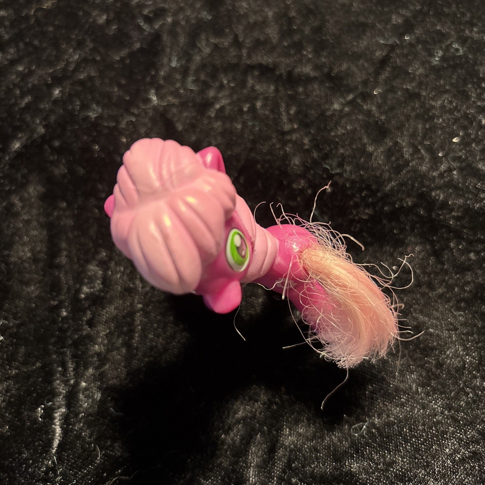 My Little Pony Cheerilee Brushable Hair 3" Figure MLP Magenta & Pink 2011-2012