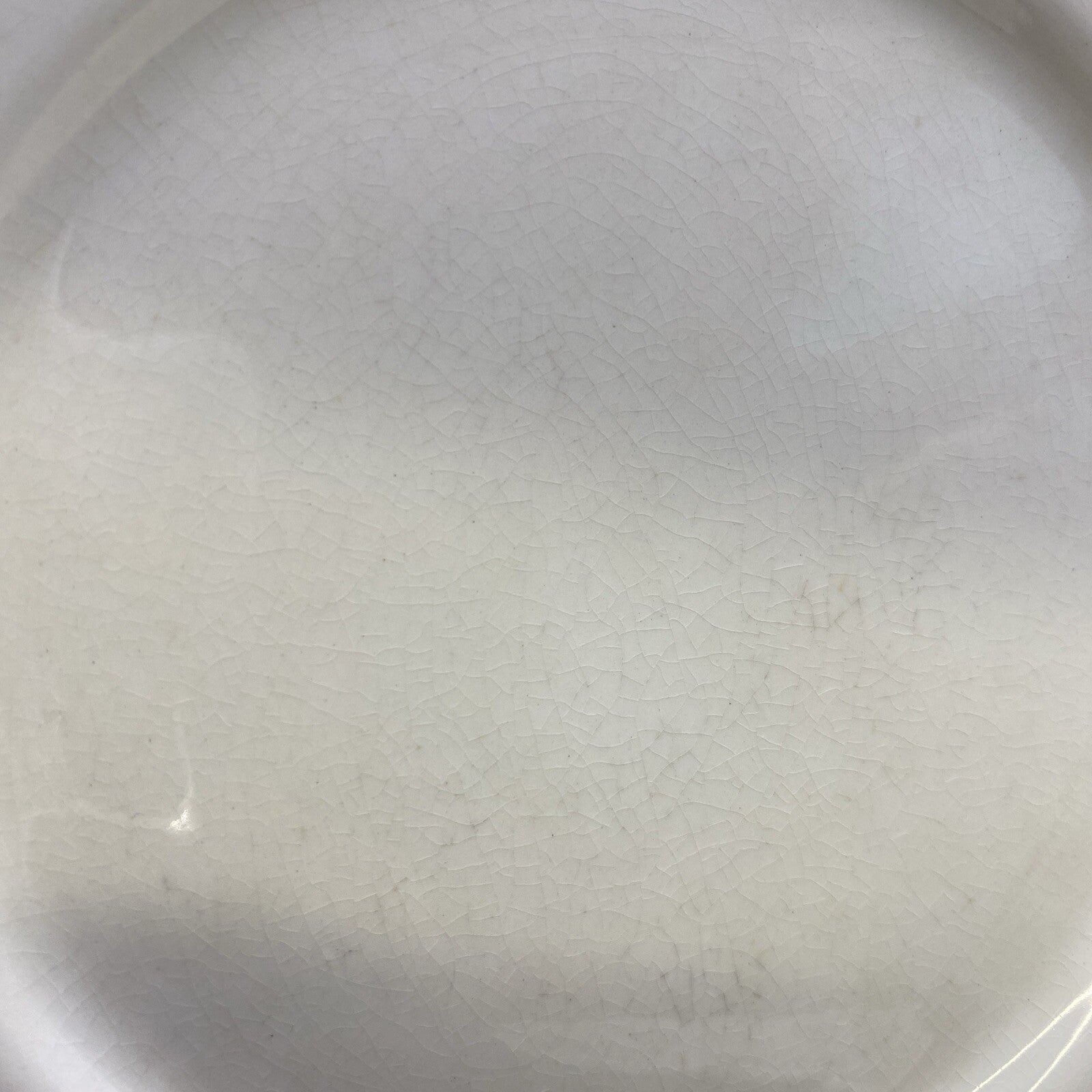 RARE Lot of 4 1930's Petalware Mount Clemens White Plates Salad Bread Desert