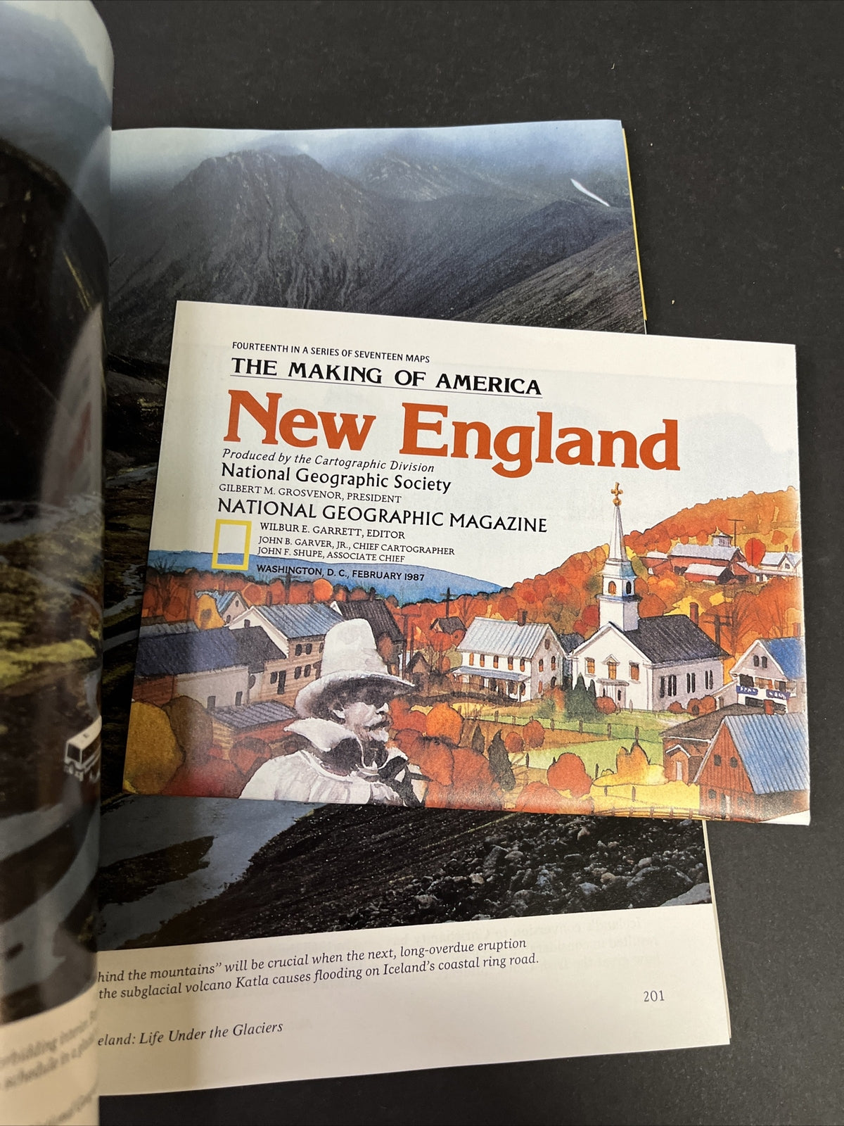 February 1987 National Geographic Iceland Life Under the Glaciers