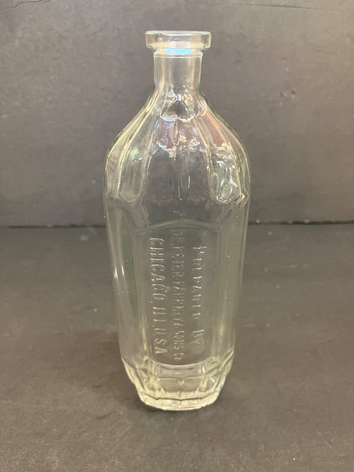 Vintage Dr. Peter Fahrney & Sons Co. Medicine Bottle Chicago, Illinois